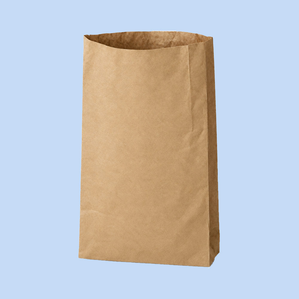 Sacco Carta Marrone 50 Litri Raccolta Differenziata 40+16 H 80 cm 15 Pezzi