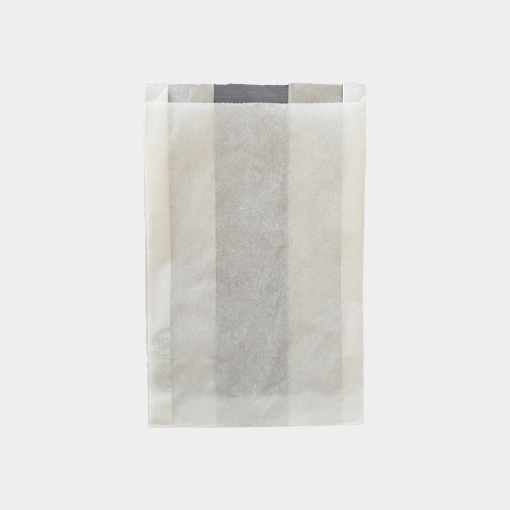 Sacchetti Carta Politenata Bianca per Focaccia con Finestra 22x34 cm 1000 Pz