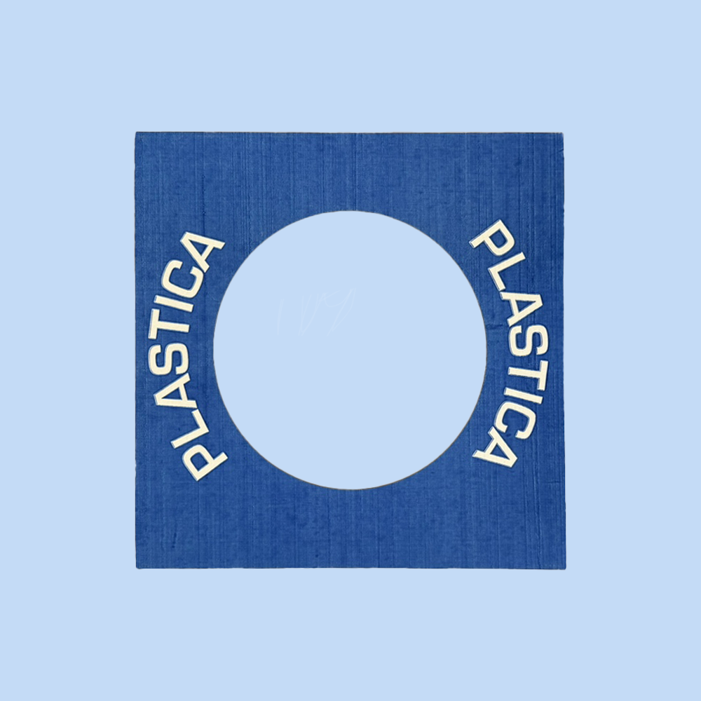 Coperchio Blu in Carta per Cestino Raccolta Differenziata Plastica 38x38 cm 2 pezzi