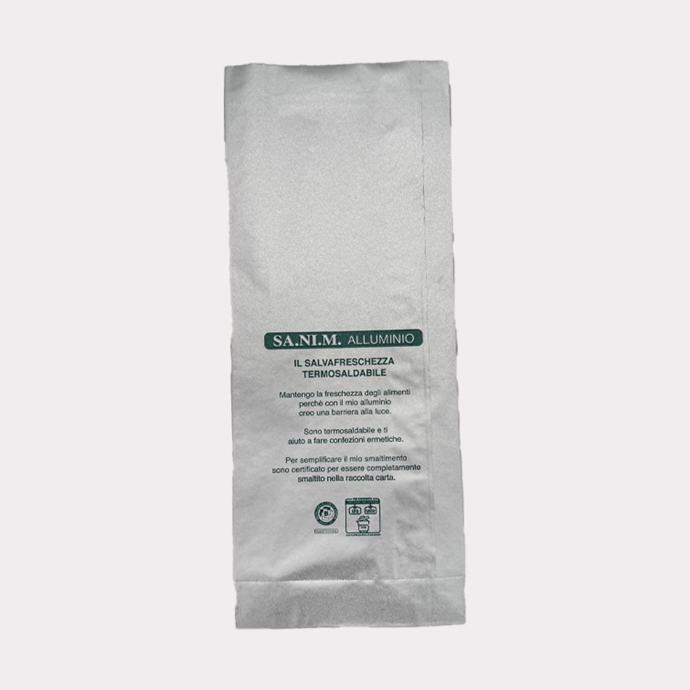 Sacchetto Carta Alluminio Salva Freschezza 14+4x34 1000 Pz