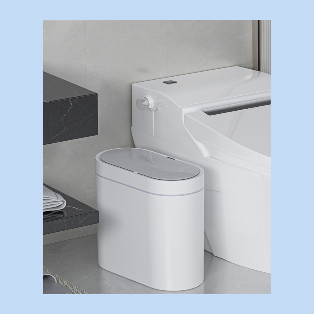 Cestino Pattumiera da Bagno con Sensore Automatico 5Lt Bianco JAH5711