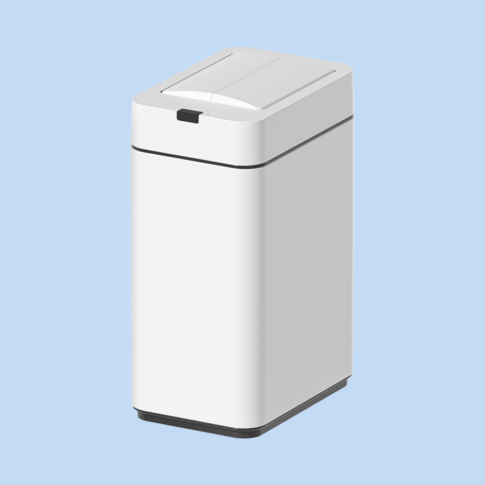 Cestino Pattumiera Automatico con Sensore 9 L in Acciaio Inox Bianco JAH575