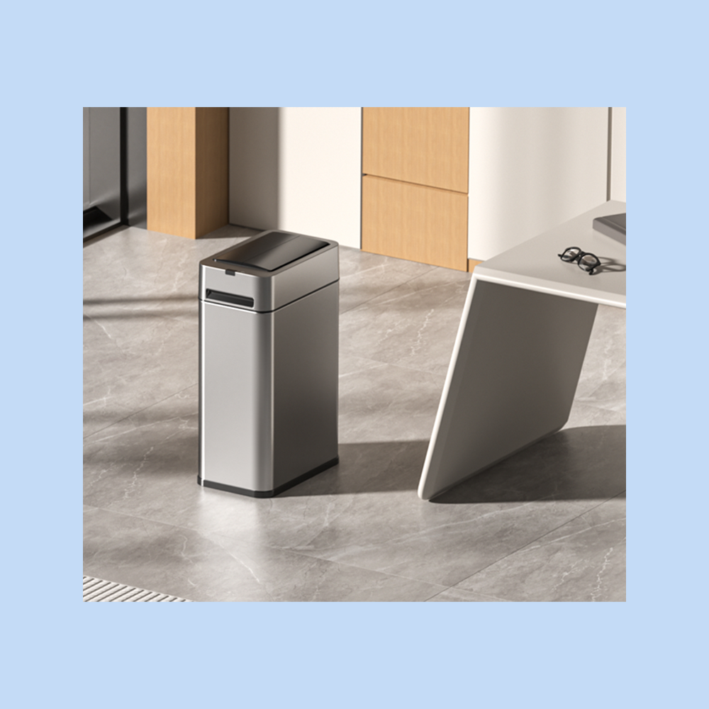 Cestino Pattumiera Automatico con Sensore 20 L in Acciaio Inox e Luce Notturna JAH577