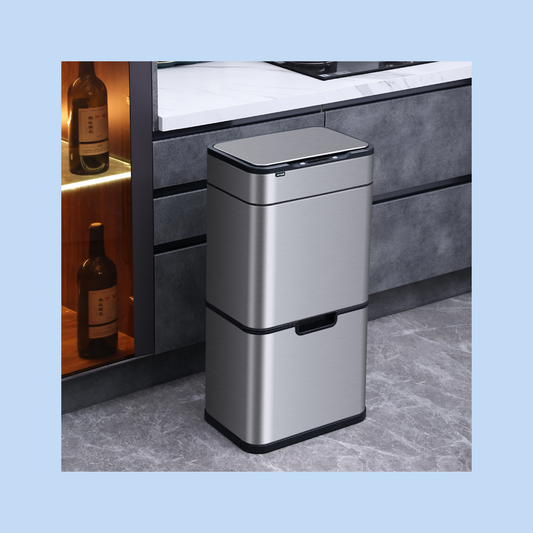 Cestino Pattumiera Automatica con Sensore 50 Lt in Acciaio Inox JAH8892 50L