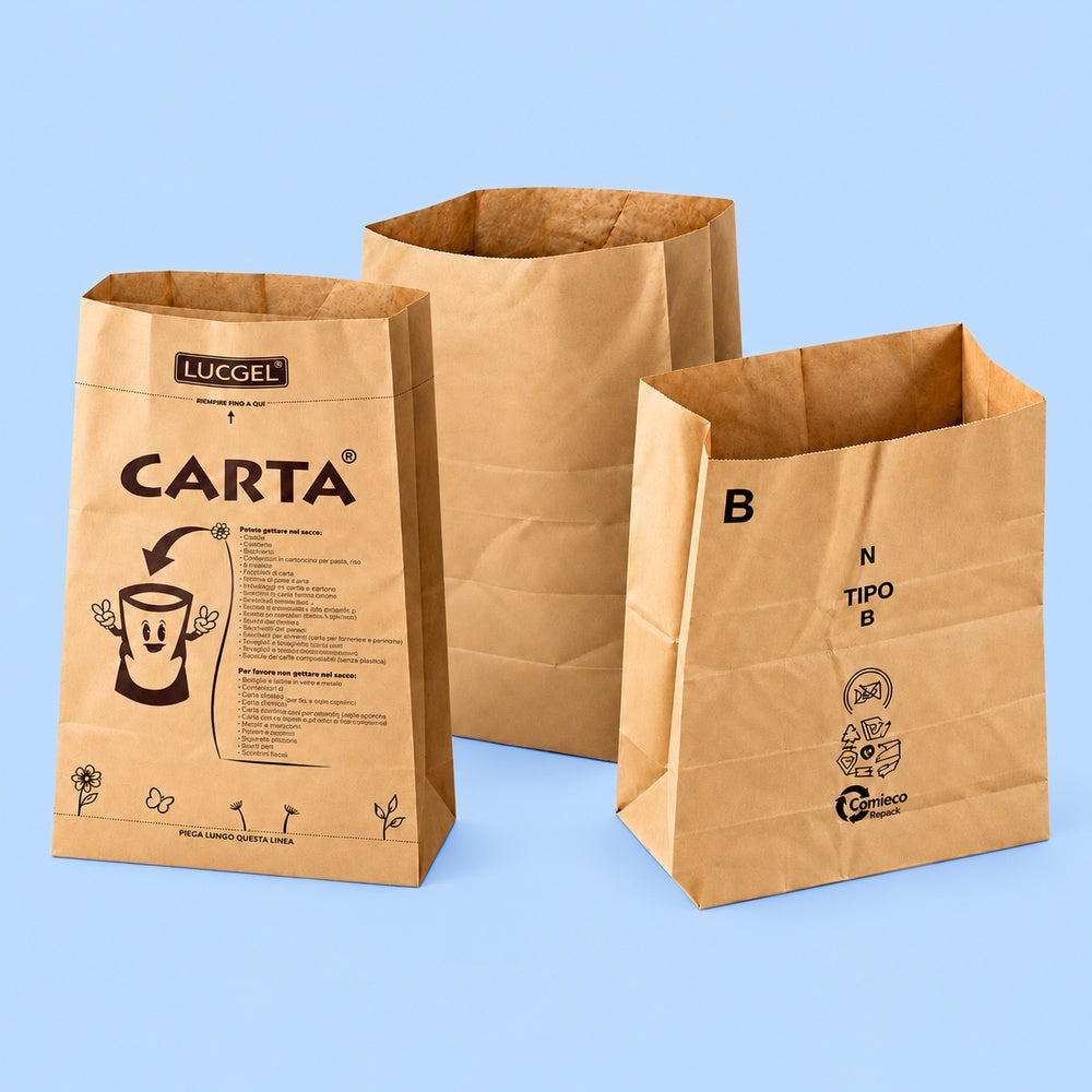 Sacchetti Carta per Raccolta Organico