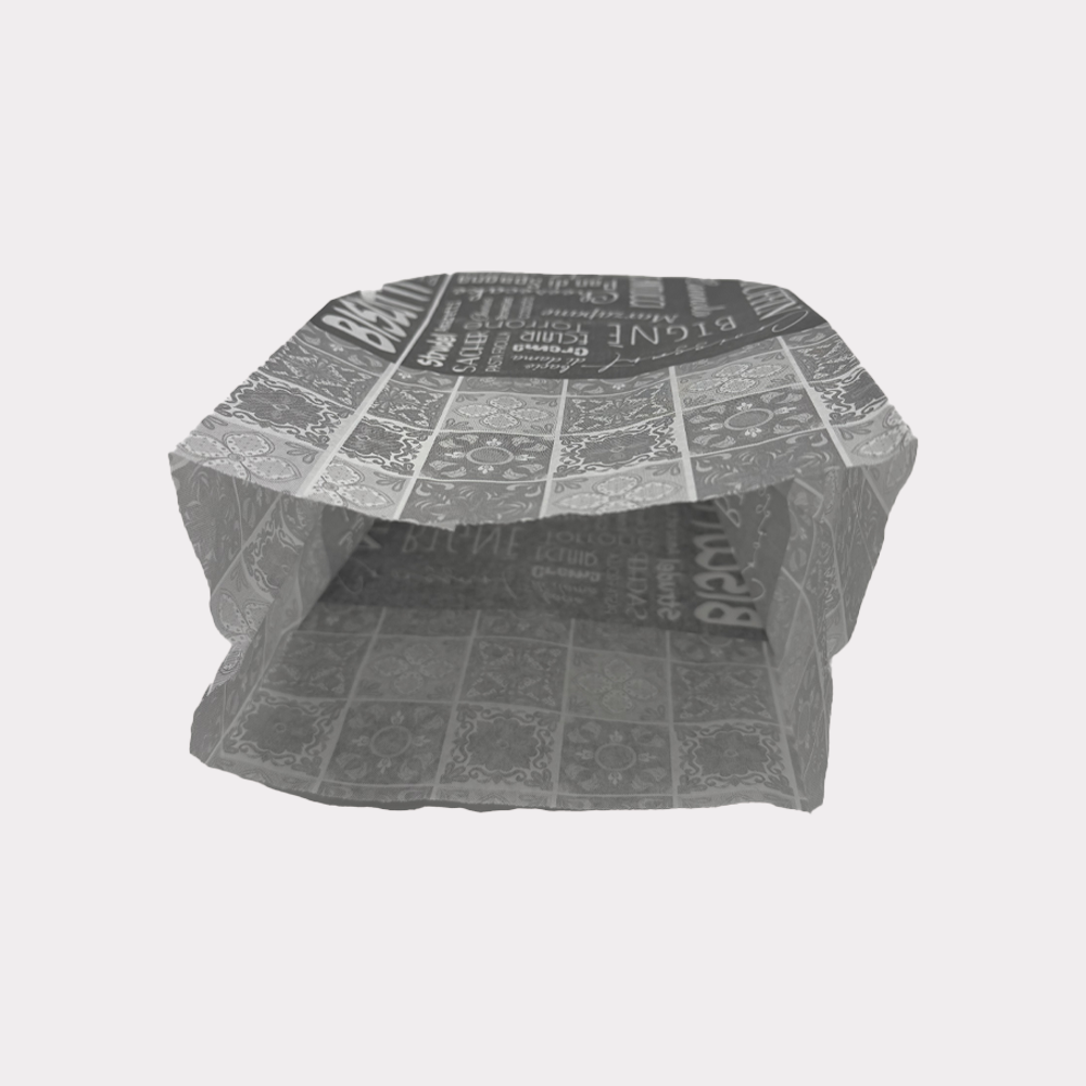 Sacchetti Carta Antigrasso Fantasia Maioliche e Pasticcini 14+10x30 cm 500 Pz