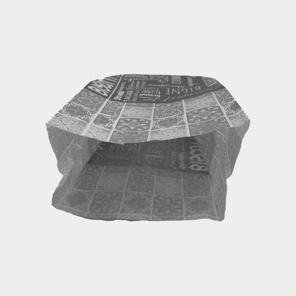 Sacchetti Carta Antigrasso Fantasia Maioliche e Pasticcini 12+8x26cm 500 Pz