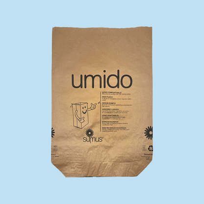Sacchi Carta per Raccolta Differenziata Umido Organico 120 Lt 50 Pezzi