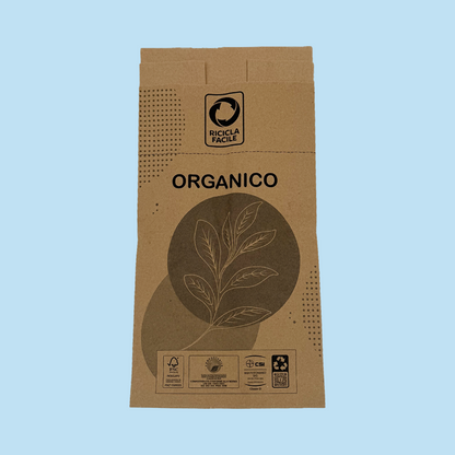 Sacchi Carta per Raccolta Differenziata Umido Organico 8 Lt 150 Pezzi
