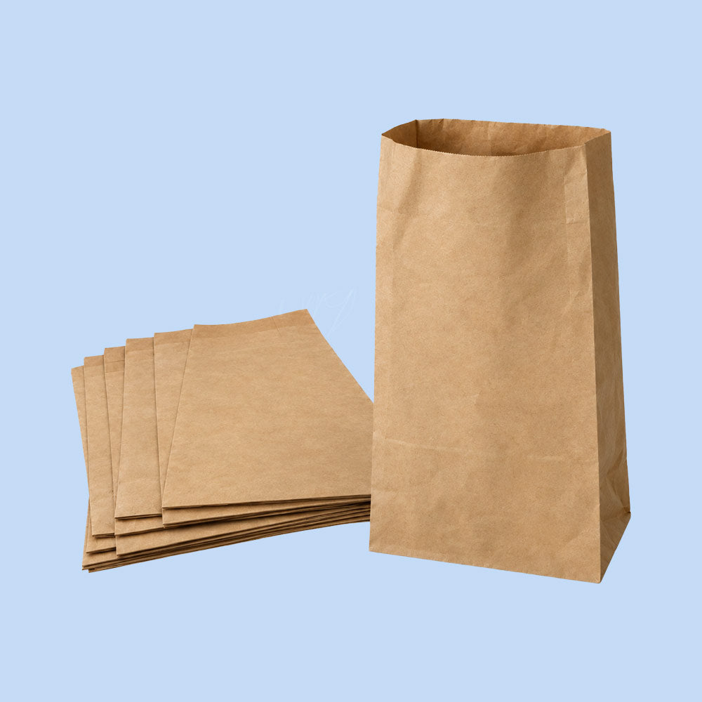 Sacco Carta Marrone 39 Litri Raccolta Differenziata 32+16 H 77 cm 100 Pezzi