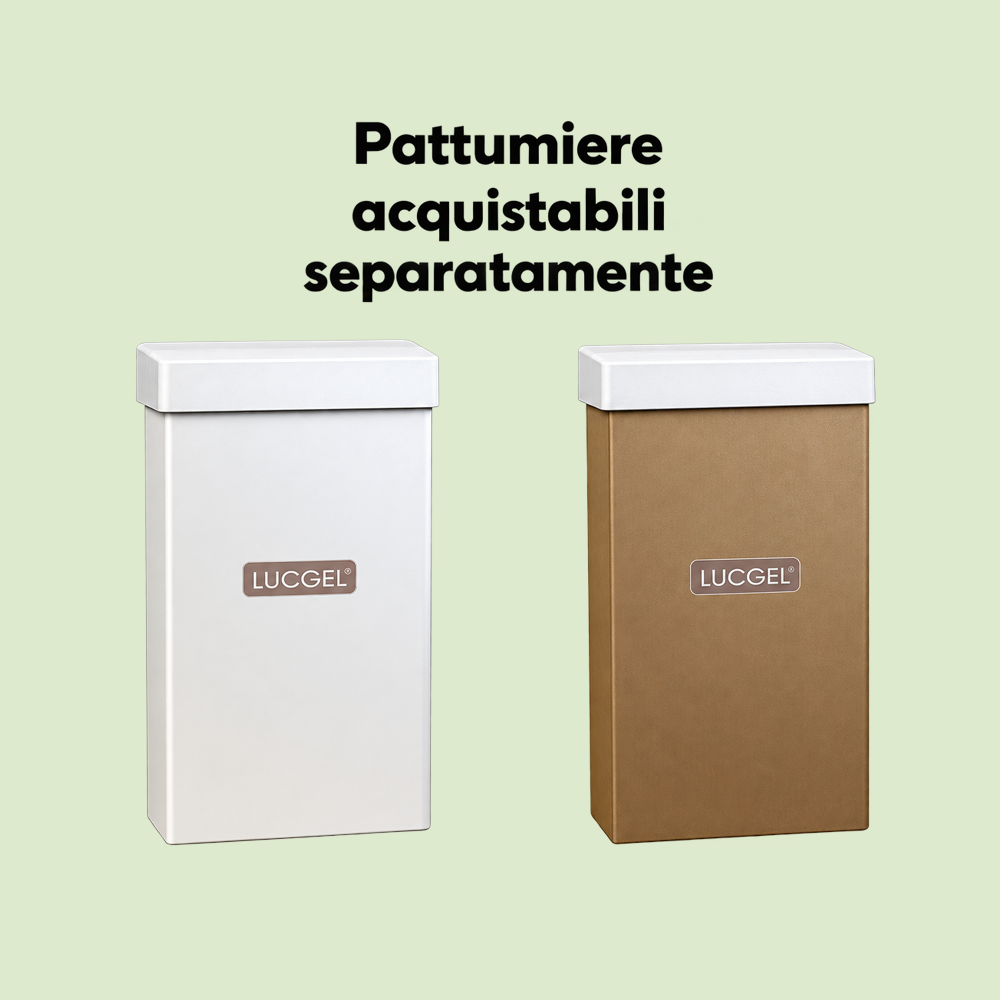 Coperchio Bianco in Carta per Cestino Raccolta Differenziata 38x38 cm 2 pezzi