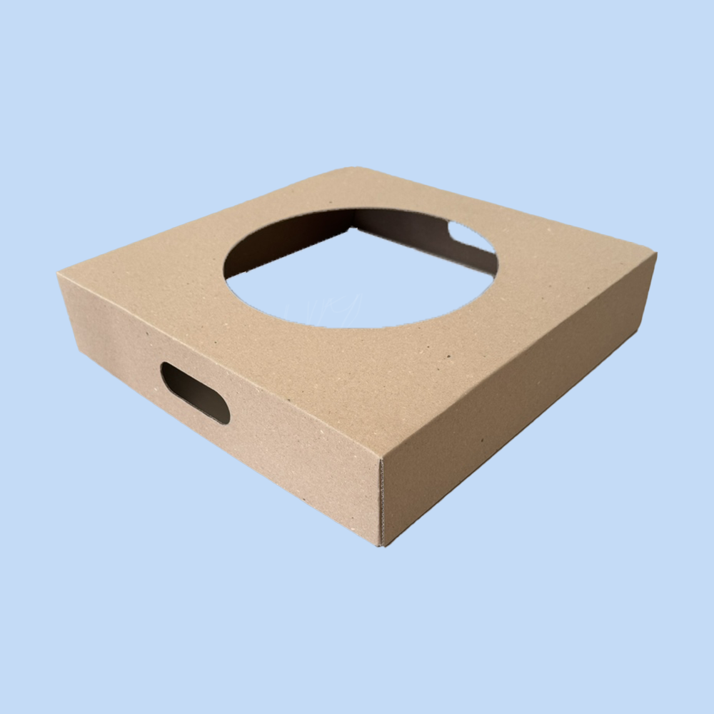 Coperchio Avana in Carta per Cestino Raccolta Differenziata 38x38 cm 2 pezzi
