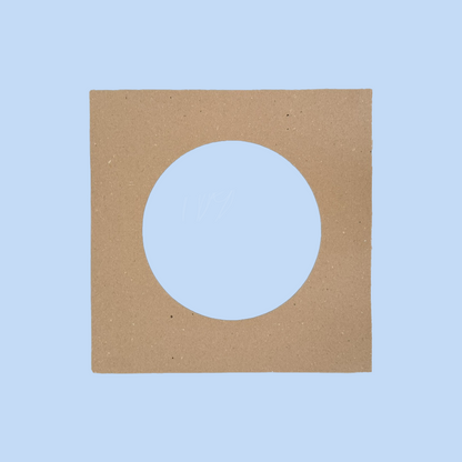 Coperchio Avana in Carta per Cestino Raccolta Differenziata 38x38 cm 2 pezzi