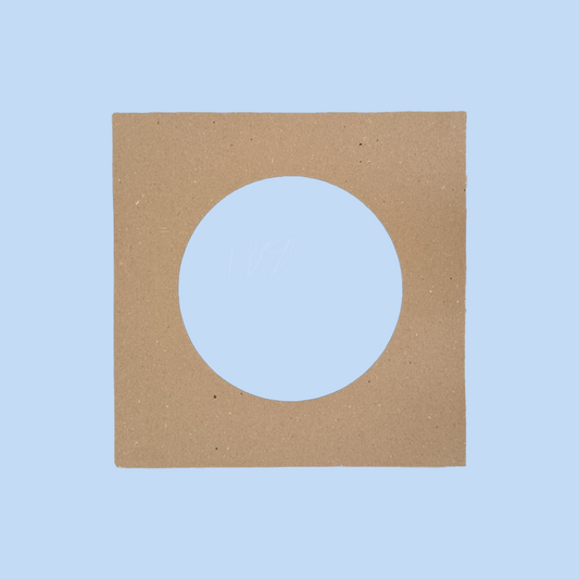 Coperchio Avana in Carta per Cestino Raccolta Differenziata 38x38 cm 2 pezzi