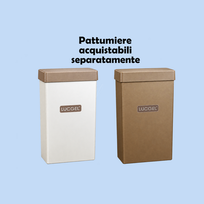 Coperchio Avana in Carta per Cestino Raccolta Differenziata 38x38 cm 2 pezzi