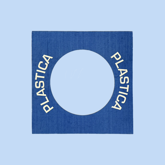 Coperchio Blu in Carta per Cestino Raccolta Differenziata Plastica 38x38 cm 2 pezzi