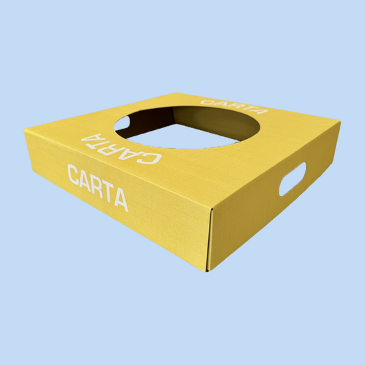 Coperchio Giallo in Carta per Cestino Raccolta Differenziata Carta 38x38 cm 2 pezzi