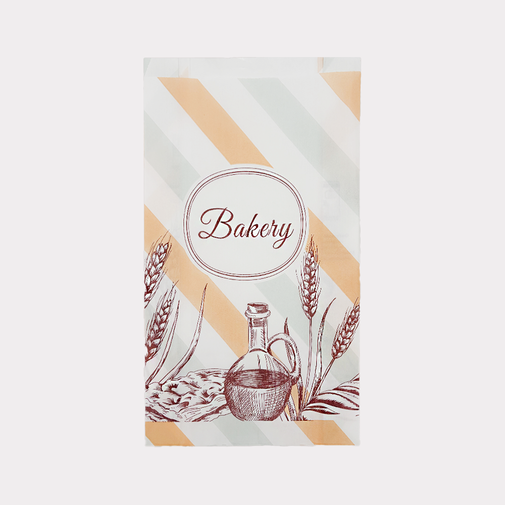Sacchetto Carta Antigrasso Bianco con Finestra per Prodotti da Forno 21x31 cm 1000 pezzi