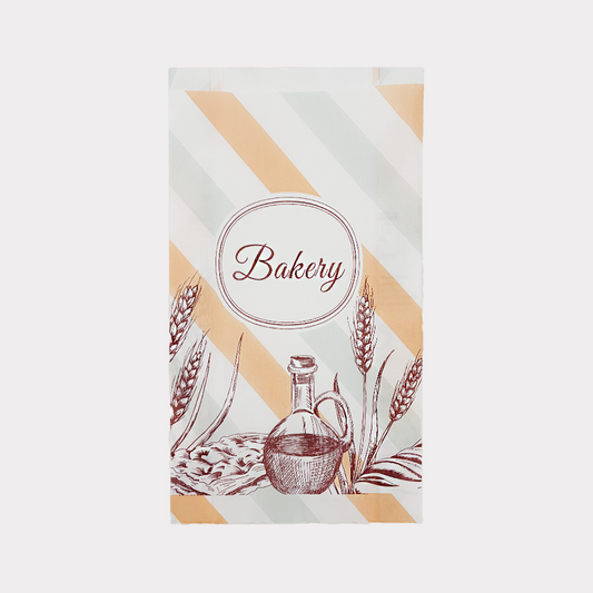 Sacchetto Carta Antigrasso Bianco con Finestra per Prodotti da Forno 21x31 cm 1000 pezzi