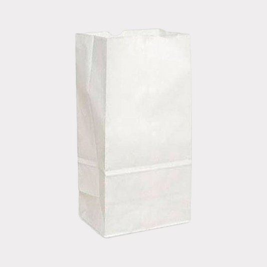 Sacchetto Carta Bianco Kraft 17x35 cm ideali per Alimenti Pizza Pane 10 Kg