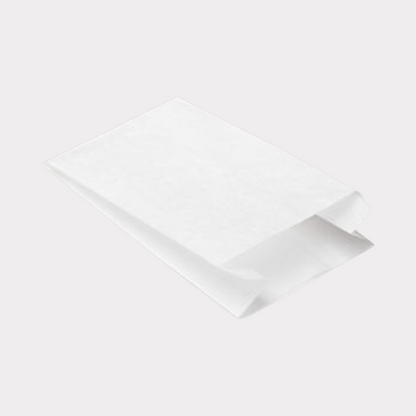 Sacchetto Carta Bianco Kraft 25x50 cm ideali per Alimenti Pizza Pane 10 Kg