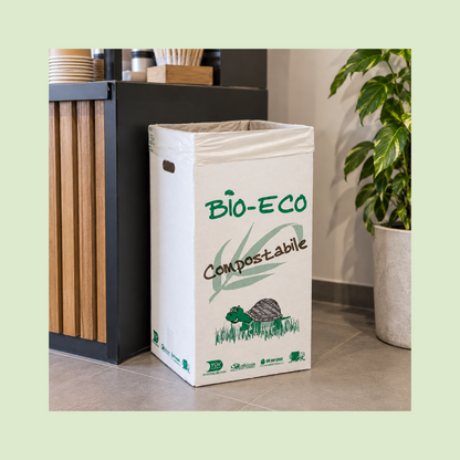 Scatola in Cartone Pressato Porta Rifiuti Organico 35x35 H70cm