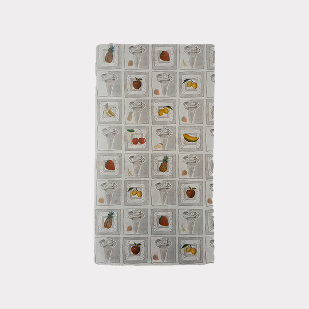 Sacchetto Carta Politenato per Gelateria SILVER 14+10x34 500 Pz