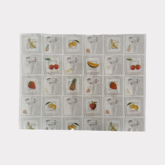 Sacchetto Carta Politenato per Gelateria SILVER 14+10x34 500 Pz