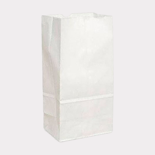 Sacchetto Carta Bianco Kraft 10x20 cm ideali per Alimenti Pizza Pane 10 Kg