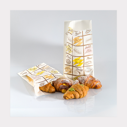 Sacchetto Carta Alluminio Salva Freschezza 21+4x34 cm 1000 Pz