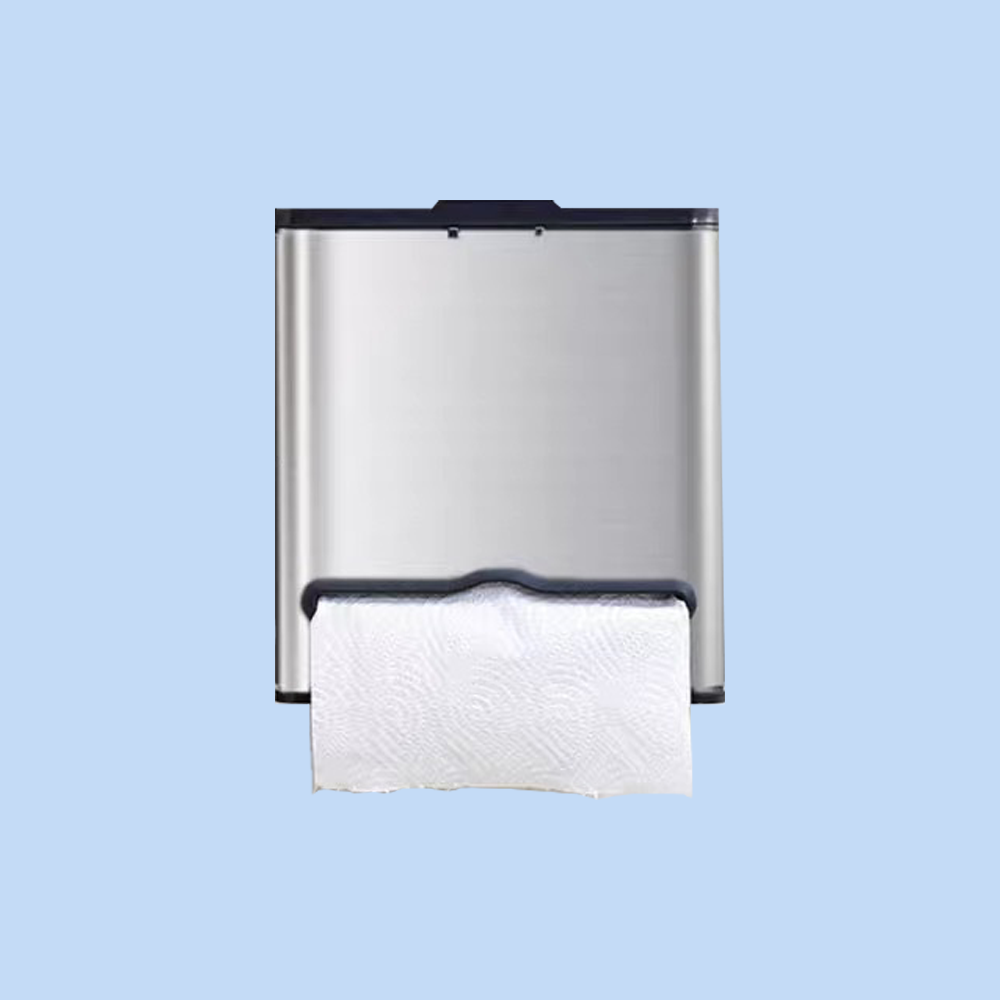 Cestino Pattumiera da Incasso in Acciaio Inox con Secchio Interno e Porta Carta 4 Lt Argento JAH542