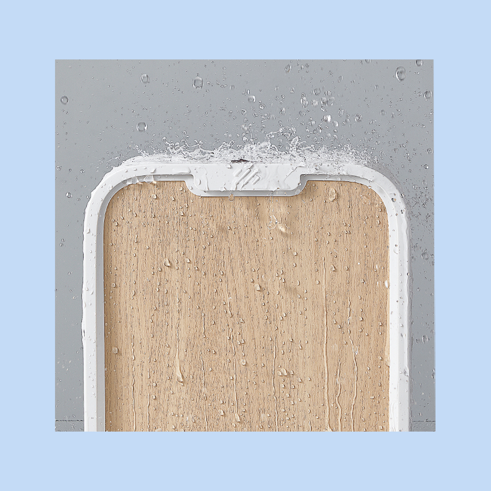 Cestino Pattumiera Automatica con Sensore da Incasso 7 Lt Bianco con Superficie Effetto Legno Chiaro JAH564-1