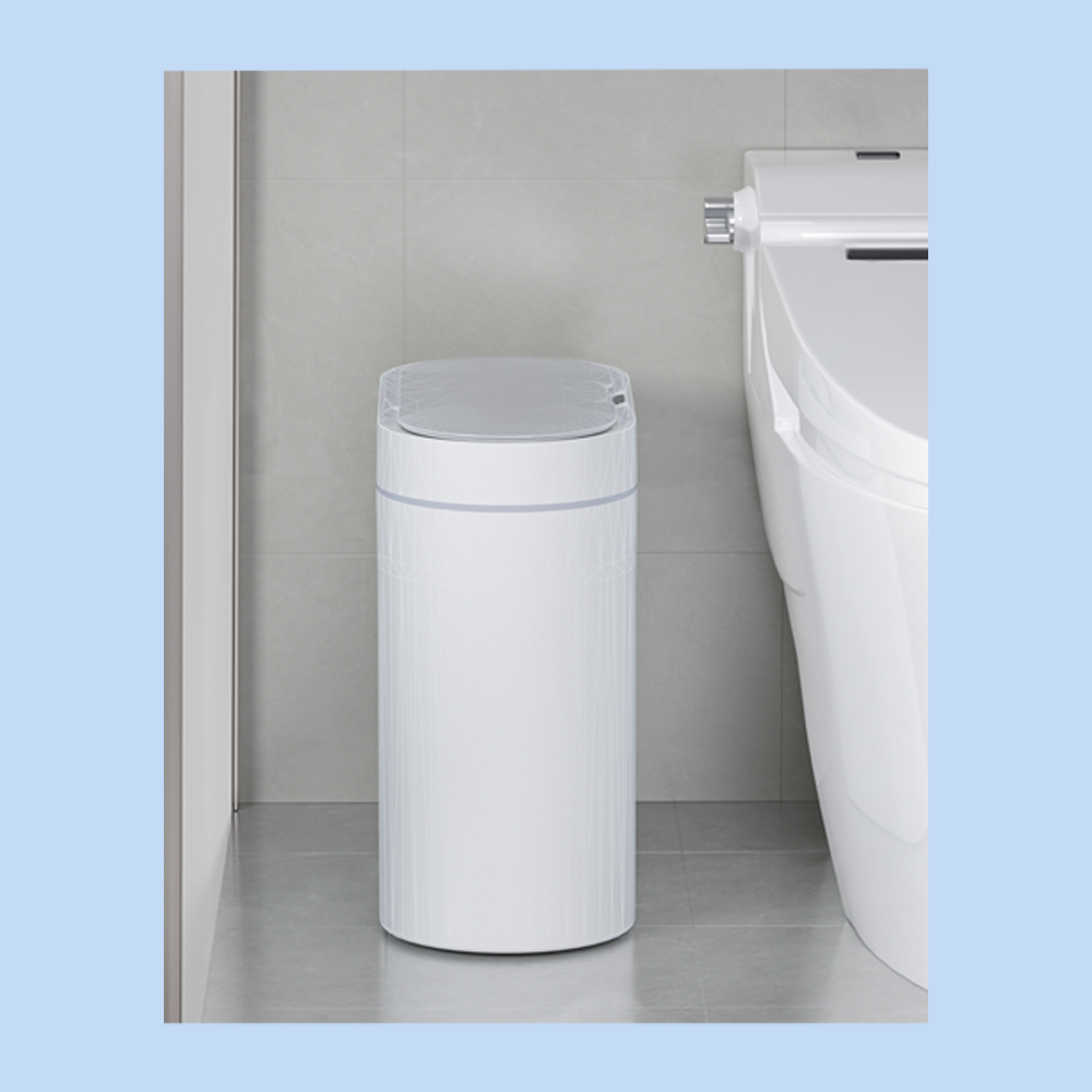 Cestino Pattumiera da Bagno con Sensore Automatico 5Lt Bianco JAH5711