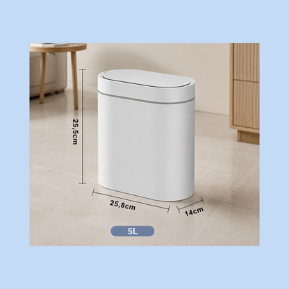 Cestino Pattumiera da Bagno con Sensore Automatico 5Lt Bianco JAH5711