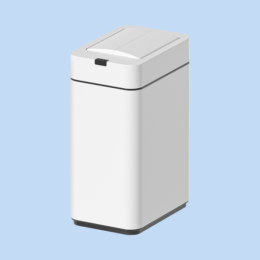 Cestino Pattumiera Automatico con Sensore 9 L in Acciaio Inox Bianco JAH575