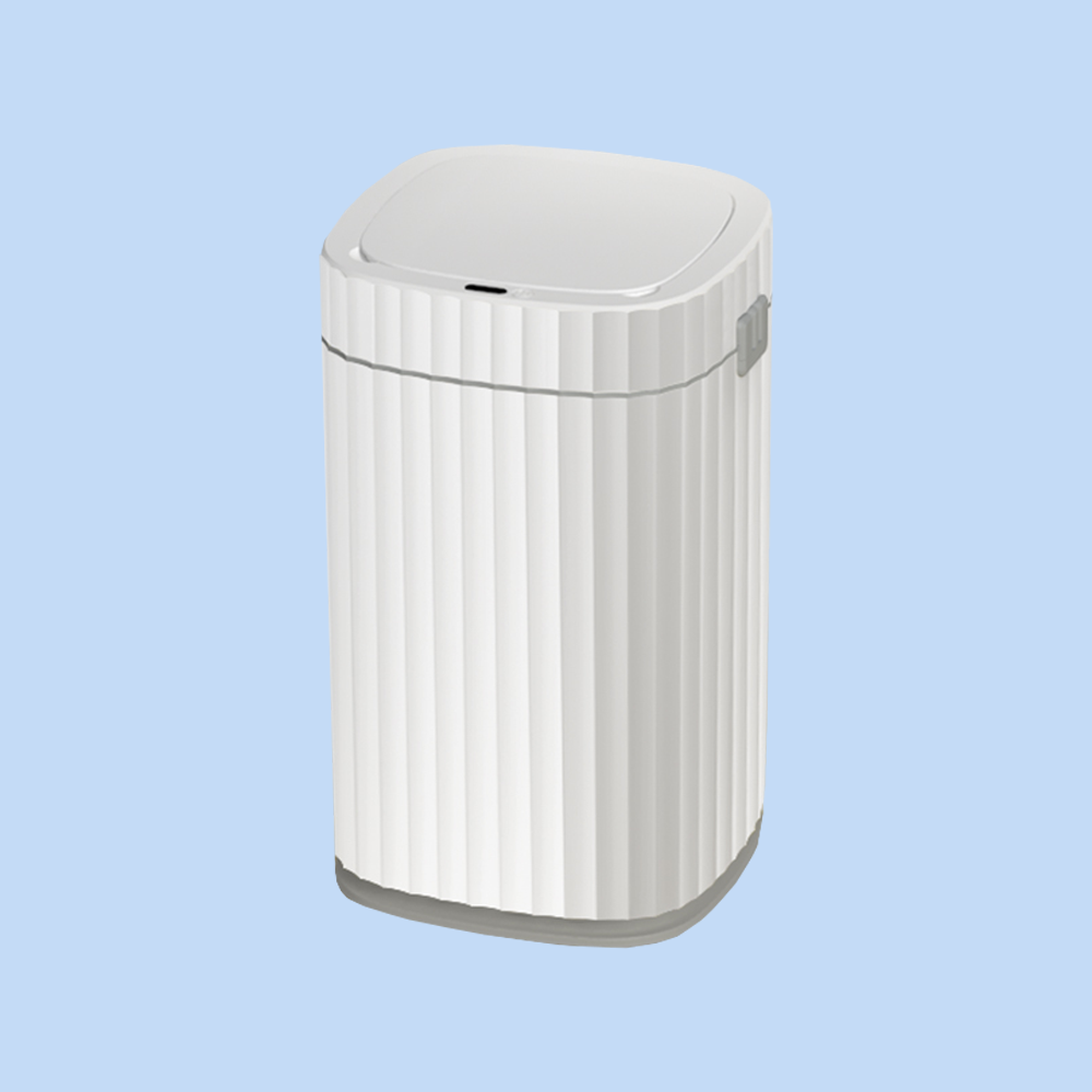 Cestino Pattumiera Automatico con Sensore da 15 Lt Bianco Grigio JAH5912