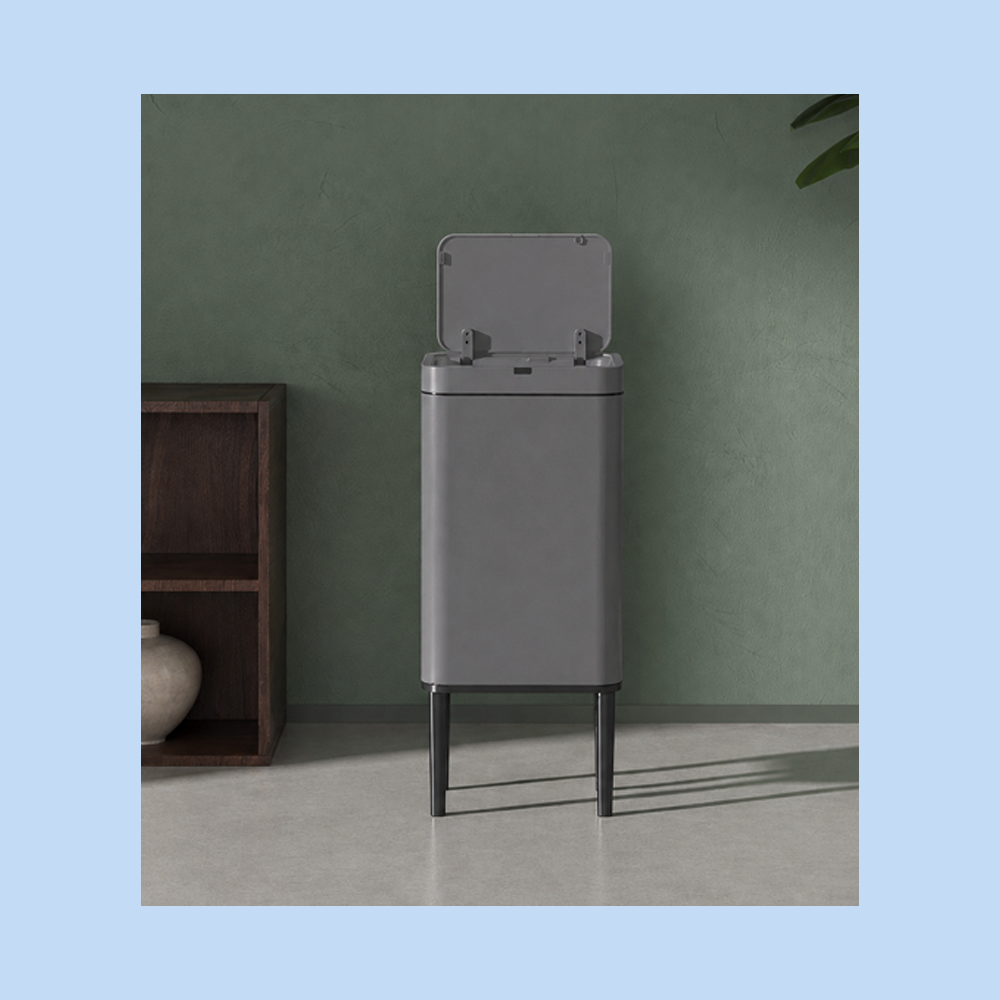 Cestino Pattumiera Automatica con Sensore 20 Litri in Acciaio Inox con Piedini Rialzati JAH6604L