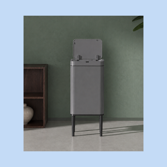 Cestino Pattumiera Automatica con Sensore 20 Litri in Acciaio Inox con Piedini Rialzati JAH6604L
