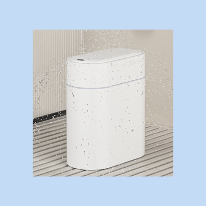 Cestino Pattumiera Automatica Sensore 9Lt  Bianco Forma Ovale con Autoassorbimento del Sacchetto JAH6737