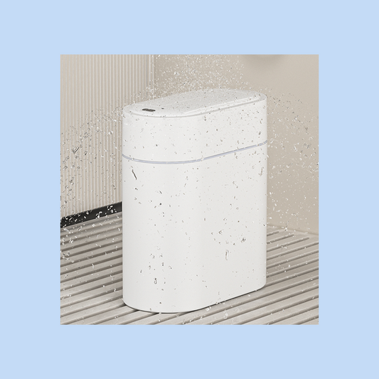 Cestino Pattumiera Automatica Sensore 9Lt  Bianco Forma Ovale con Autoassorbimento del Sacchetto JAH6737