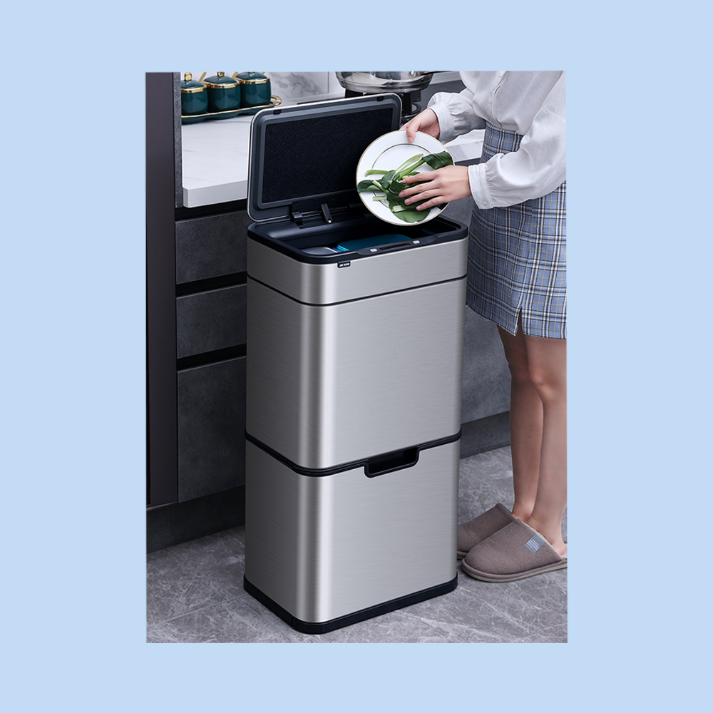 Cestino Pattumiera Automatica con Sensore 50 Lt in Acciaio Inox JAH8892 50L