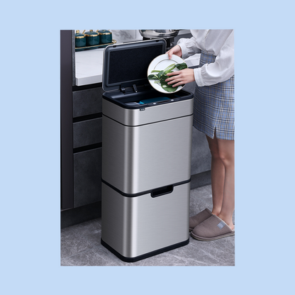 Cestino Pattumiera Automatica con Sensore 50 Lt in Acciaio Inox JAH8892 50L