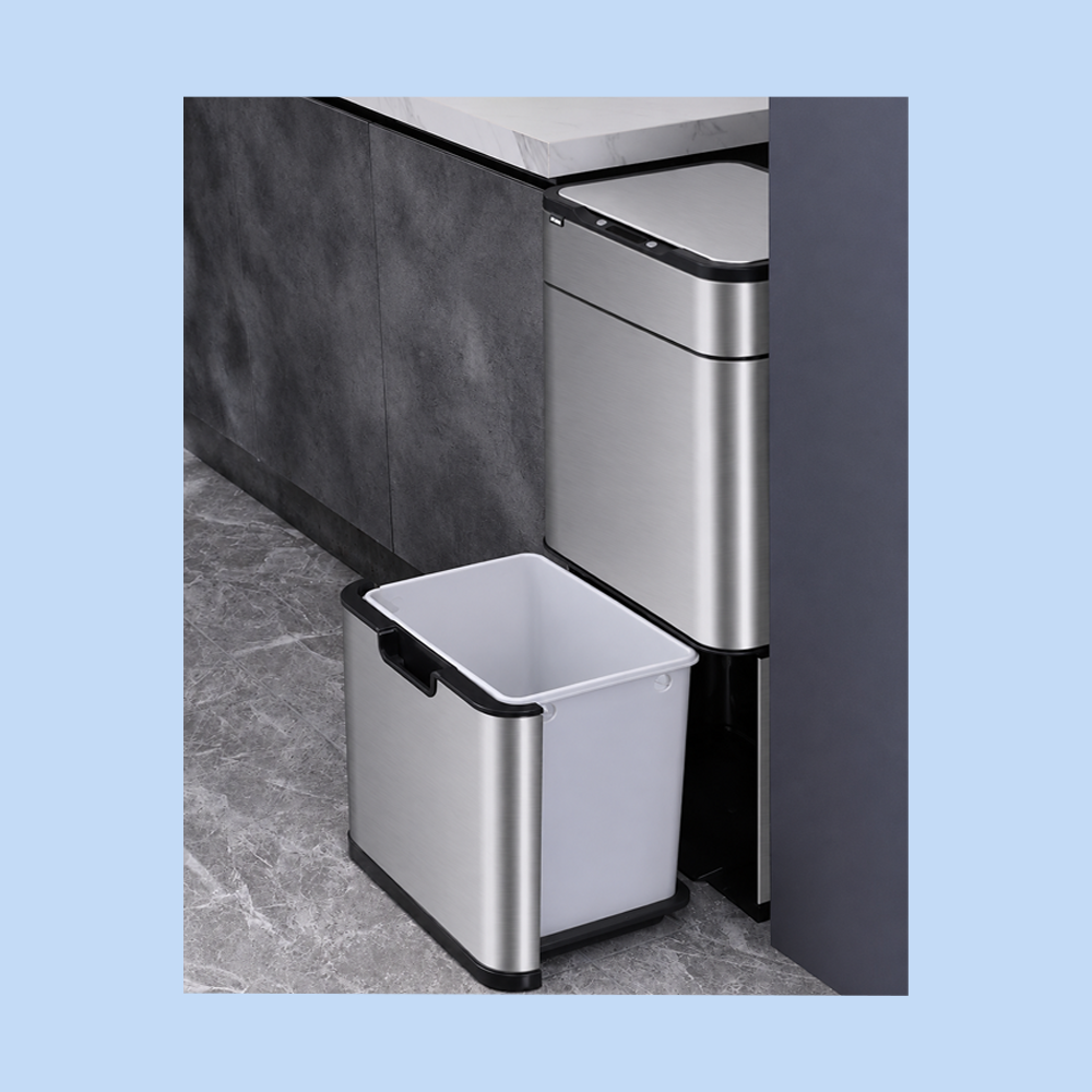 Cestino Pattumiera Automatica con Sensore 50 Lt in Acciaio Inox JAH8892 50L