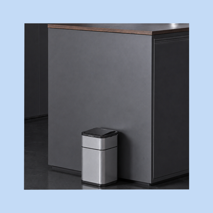 Cestino Pattumiera Automatica con Sensore 9 Lt in Acciaio Inox con Fissasacco JAH9809-9L