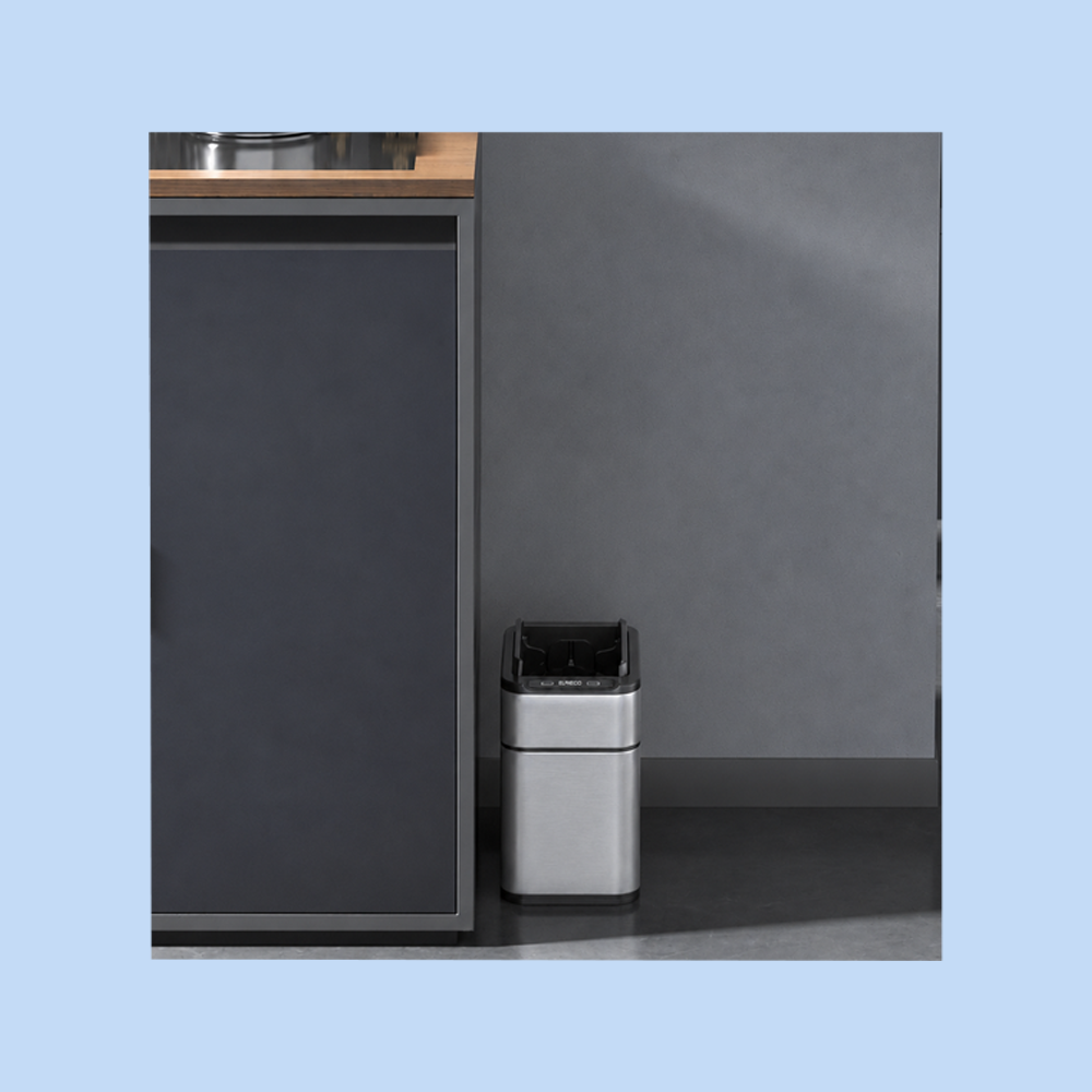 Cestino Pattumiera Automatica con Sensore 9 Lt in Acciaio Inox con Fissasacco JAH9809-9L
