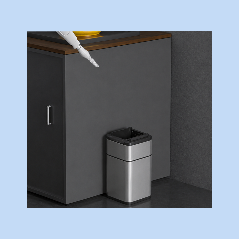 Cestino Pattumiera Automatica con Sensore 9 Lt in Acciaio Inox con Fissasacco JAH9809-9L